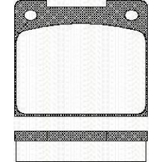 8110 10424 TRISCAN Комплект тормозных колодок, дисковый тормоз