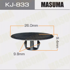 KJ-833                 MASUMA Покер пластм.крепежный