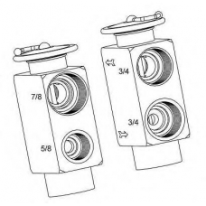 38392 NRF Расширительный клапан, кондиционер