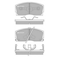LVXL542 MOTAQUIP Комплект тормозных колодок, дисковый тормоз