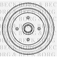 BBR7064 BORG & BECK Тормозной барабан