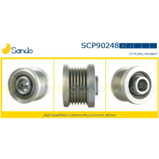 SCP90248.1 SANDO Ременный шкив, генератор