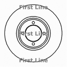 FBD181 FIRST LINE Тормозной диск