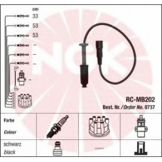 0737 NGK Комплект проводов зажигания