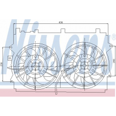 85235 NISSENS Вентилятор, охлаждение двигателя