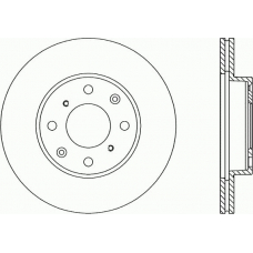 BDR1204.20 OPEN PARTS Тормозной диск