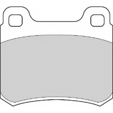 FD4173N NECTO Комплект тормозных колодок, дисковый тормоз