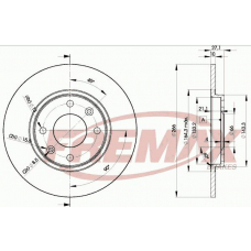 BD-4688 FREMAX Тормозной диск