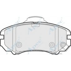 PAD1451 APEC Комплект тормозных колодок, дисковый тормоз