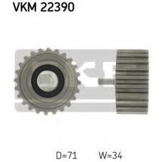 VKM 22390 SKF Паразитный / ведущий ролик, зубчатый ремень