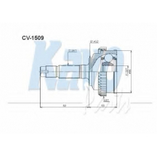 CV-1509 KAVO PARTS Шарнирный комплект, приводной вал