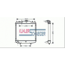 5200361 KUHLER SCHNEIDER Радиатор, охлаждение двигател