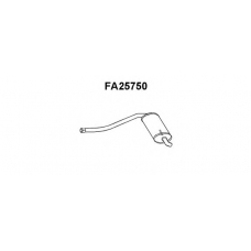 FA25750 VENEPORTE Глушитель выхлопных газов конечный