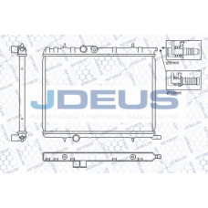 RA0210331 JDEUS Радиатор, охлаждение двигателя