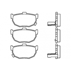 21553 140  0 5 T4067 TEXTAR Колодки тормозные