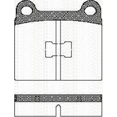 8110 29214 TRISCAN Комплект тормозных колодок, дисковый тормоз