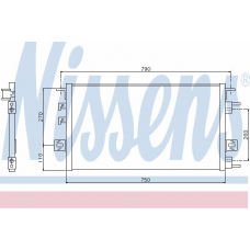 94267 NISSENS Конденсатор, кондиционер