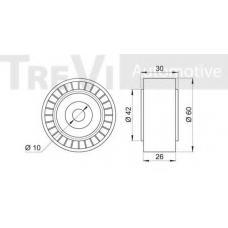 SK008057 SK Натяжной ролик, ремень грм