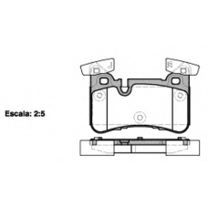 P15293.00 WOKING Комплект тормозных колодок, дисковый тормоз