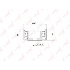PB3010 LYNX Ролик направляющий