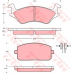 GDB234 TRW Комплект тормозных колодок, дисковый тормоз