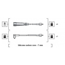 941318111129 MAGNETI MARELLI Комплект проводов зажигания