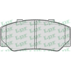 05P156 LPR Комплект тормозных колодок, дисковый тормоз