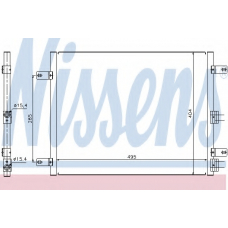 94779 NISSENS Конденсатор, кондиционер