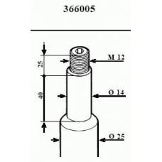 366005 KAYABA Амортизатор