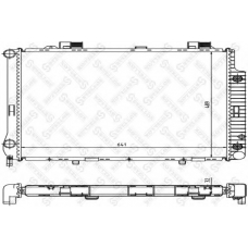 10-25345-SX STELLOX Радиатор, охлаждение двигателя