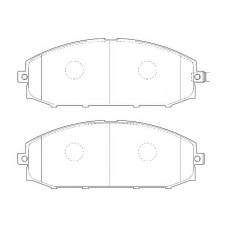 WBP23611A WAGNER LOCKHEED Комплект тормозных колодок, дисковый тормоз