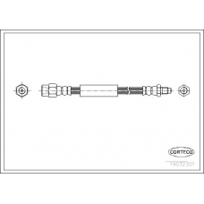 19032301 CORTECO Тормозной шланг