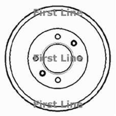 FBR756 FIRST LINE Тормозной барабан