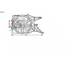 OL7513 AVA Вентилятор, охлаждение двигателя