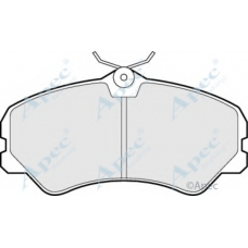 PAD521 APEC Комплект тормозных колодок, дисковый тормоз