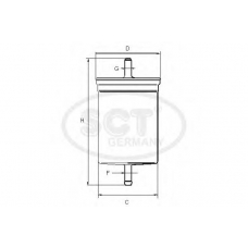 ST 393 SCT Топливный фильтр