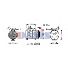 851395N AKS DASIS Компрессор, кондиционер