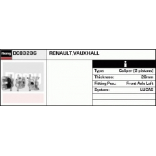 DC83236 DELCO REMY Тормозной суппорт