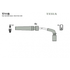 T711B TESLA Комплект проводов зажигания