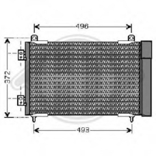 8422504 DIEDERICHS Конденсатор, кондиционер