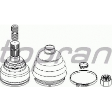 206 813 TOPRAN Шарнирный комплект, приводной вал
