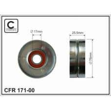 171-00 CAFFARO Натяжной ролик, поликлиновой  ремень