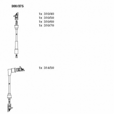 300/375 BREMI Комплект проводов зажигания