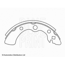 ADH24101 BLUE PRINT Комплект тормозных колодок