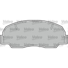 551716 VALEO Комплект тормозных колодок, дисковый тормоз