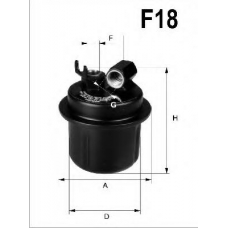 WF8320 QUINTON HAZELL Фильтр топливный