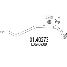 01.40273 MTS Труба выхлопного газа