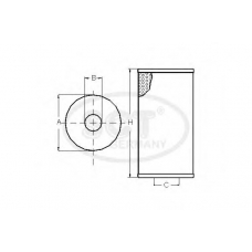 SH 410 P SCT Масляный фильтр