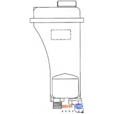 8MA 376 705-411 HELLA Компенсационный бак, охлаждающая жидкость