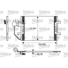 817504 VALEO Конденсатор, кондиционер